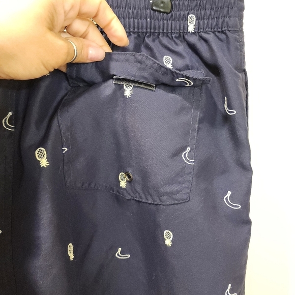 Trunks Surf and Swim Co. Nave Blur banana pinapple print swimmer short M - Picture 8 of 11